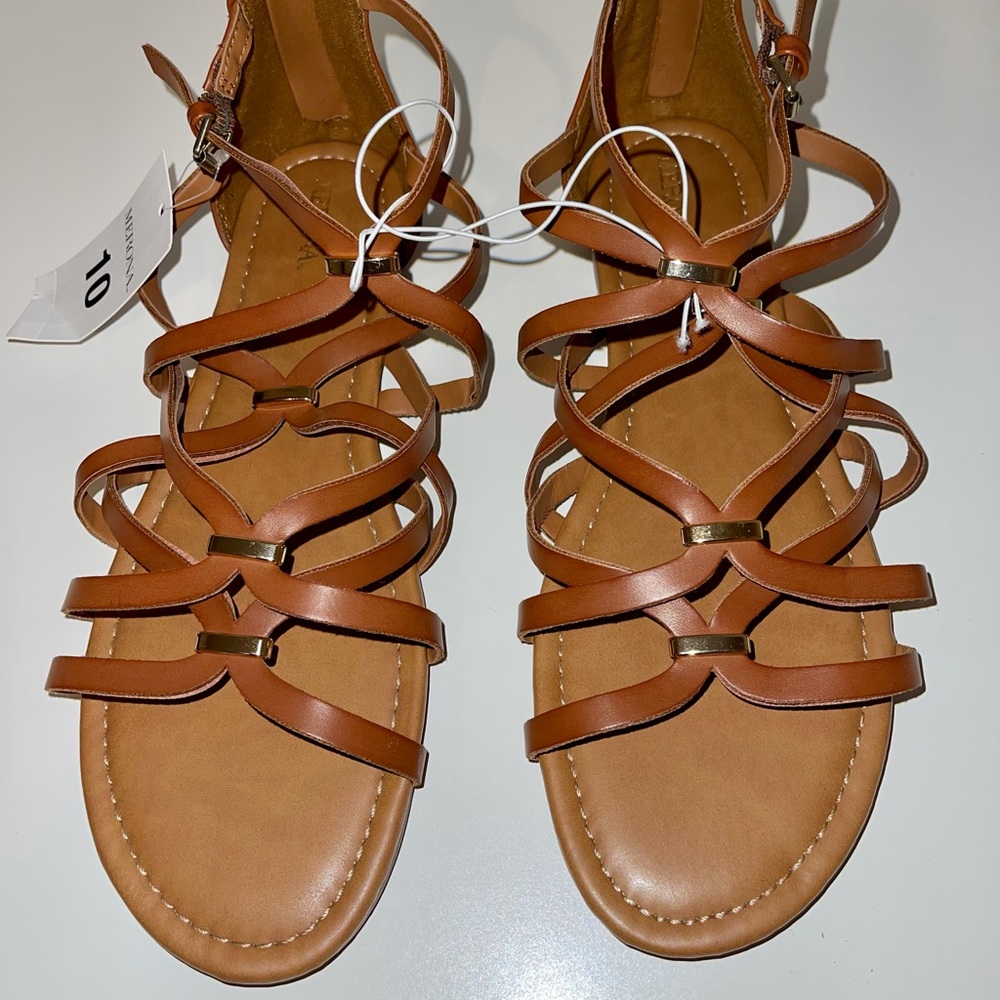 [BRAND NEW] Target Merona Brown Gladiator Sandals.